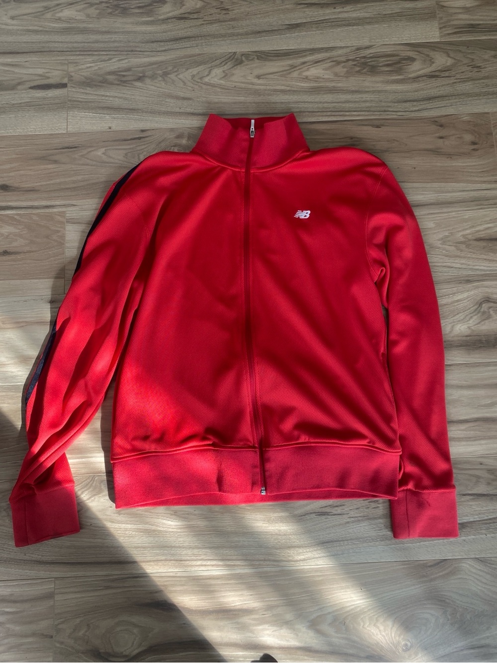 New Balance Men’s Red Zip-Front Performance Jacket